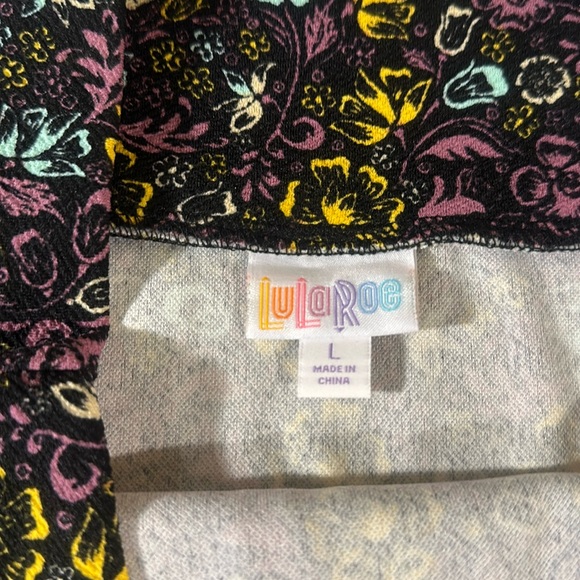 LuLaRoe Women’s Cassie Pencil Skirt/Size: L /Color: Multi Floral Print (NWT) - Picture 3 of 7